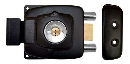 Imagen 2 de 3 de Chapa Cerradura Sobreponer Cerrojo Doble Seguridad Hogar