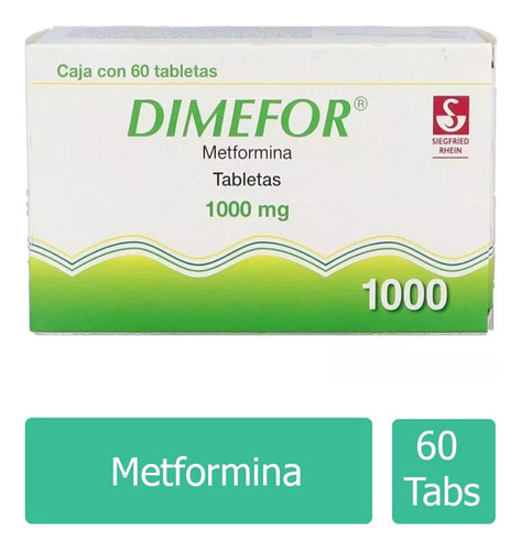 Dimefor 1000 Mg Con 60 Tabletas