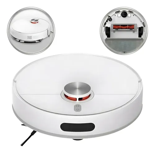 Robô Aspirador Xiaomi S40 Lds 10000pa 3 Em 1 Alexa Wi-fi