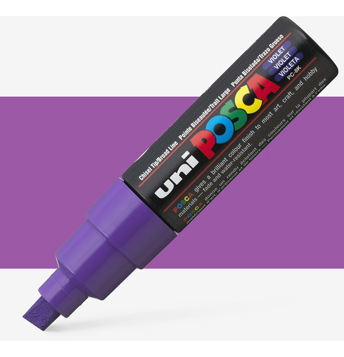 Uni Posca Marcador Pc-8k X Unidad Color Violeta Color De La Tinta Violeta