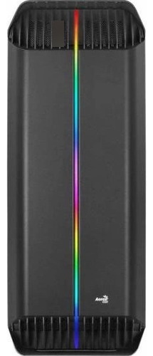 Gabinete Atx Aerocool Gladiator Preto Rgb Lateral Vidro