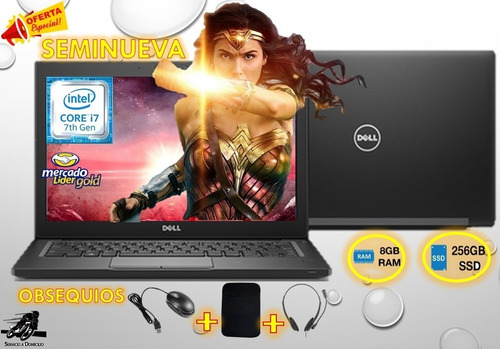 Imagen 1 de 4 de Portatil Dell Latitude 7280 Core I7-7ma/ssd 256gb/8gb/12.5