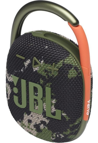 Parlante Portátil Jbl Clip 4 Bt Waterproof Squad Camuflado