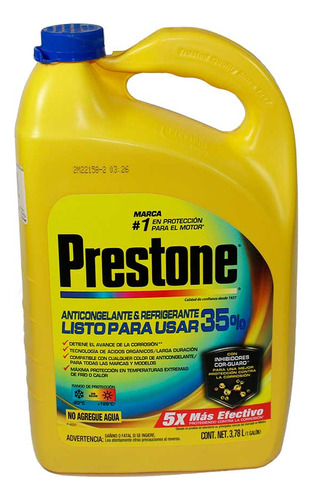 Refrigerante/anticongelante (mezcla-precisa) Cor-guard Listo