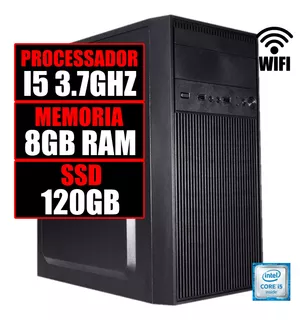 Computador Desktop Intel I5 3.7ghz / 8gb Ram Gamer / Wi-fi