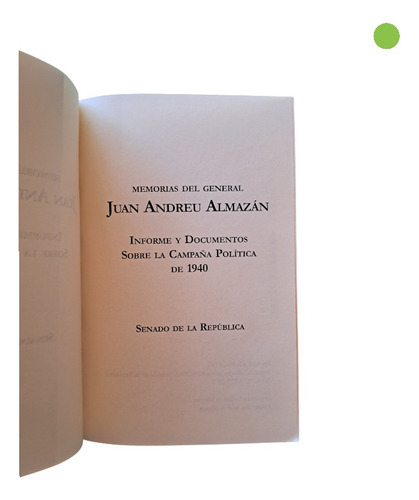 Memorias Del General Juan Andreu Almazán (Usado)