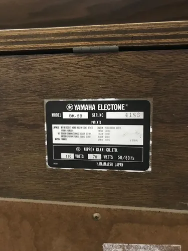Órgano Yamaha Electone (Usado)