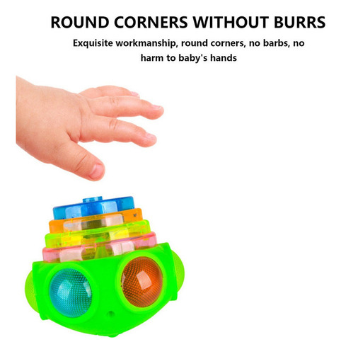 Pelotas Giratorias H Toy Up Para Niños, Luces Led Parpadeant