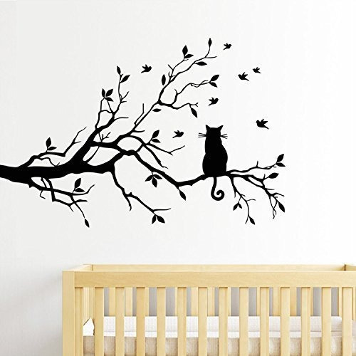 Vinilos Decorativos Cat Tree Branch Wall Stickers Vin Vpd4