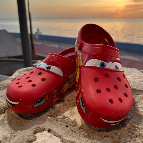 Crocs Rayo Mcqueen Sandalias Zuecos Hombre Mujer Niño Disney