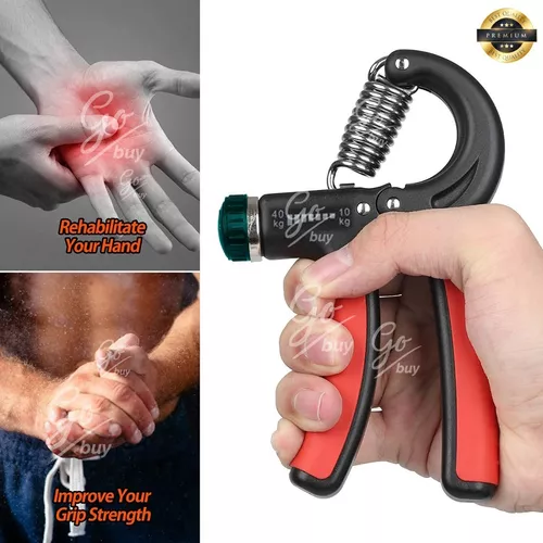 2x Ejercitador de Mano Grip Profesional 10kg Empuñadura Ergonómica Tensor  Manos 