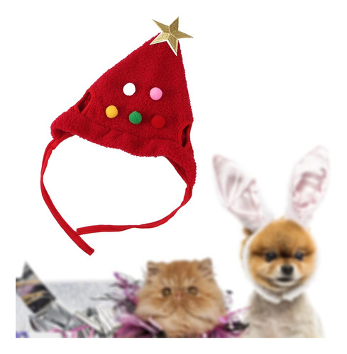 Sombrero De Gato Para Mascotas Disfraces Gorro De Navidad 