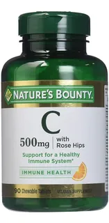 Nature 's Bounty Vitamina C 500 Mg Con Pastillas Masticables