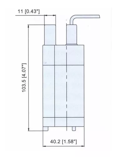 COSTANERA UNO - Bomba Sumergible para Agua o Gasoil Centrifuga 12V 33 LPM