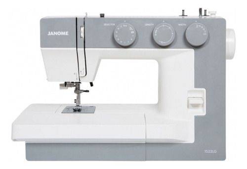 Máquina de coser recta Janome 1522BL portable gris claro 220V - 240V