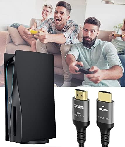 Cabo Hdmi Ubluker 10k 8k 4k 15 Pés, Cabo Hdmi 2.1 De Ultra