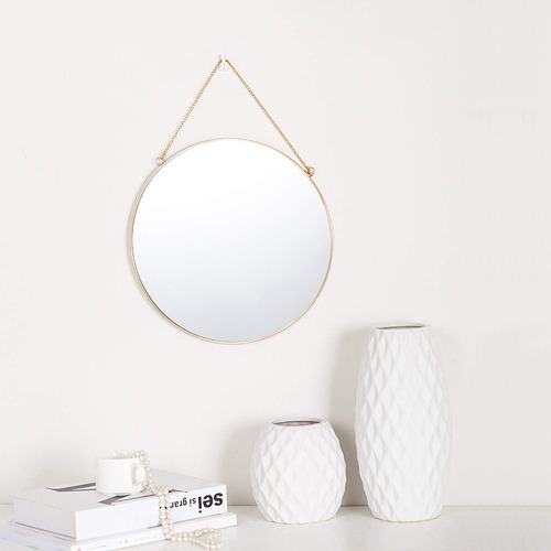 Espejo Circular Colgante Para Decoración De Pared, Pequeño E