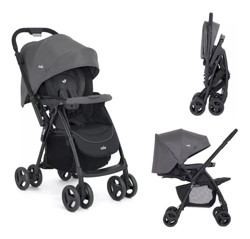 Cochecito Cuna Bebe Joie Mirus Manija Rebatible Compacto