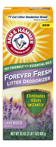 Arm & Hammer Forever Fresh Cat Litter, Lavender Scent 33oz