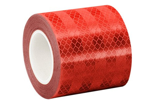 Rollo De Cinta Adhesiva Reflectante 3272 De 3m, Color Rojo,