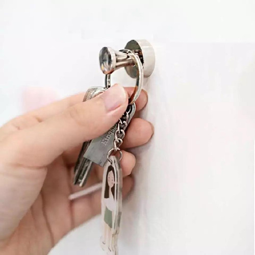 Imagen 6 de 10 de Pin Imantado P/ Heladera Gancho Percha Soporte Magnetico X5