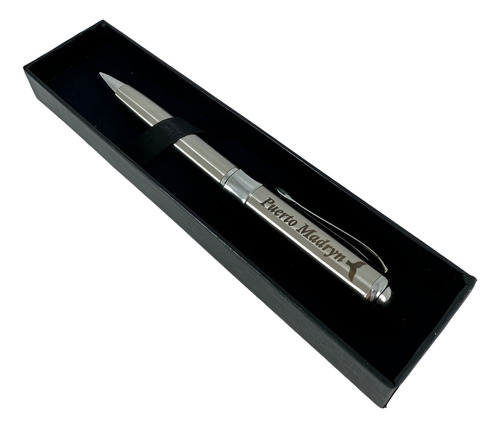 Bolígrafo Metálico Premium Con Grabado Láser Personalizado