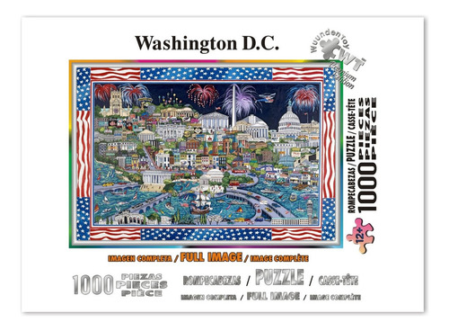 Rompecabezas Wuundentoy Premium Edition Washington D.c. De 1000 Piezas