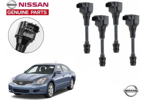 Kit 4 Bobinas De Encendido Nissan Altima  2008 Original