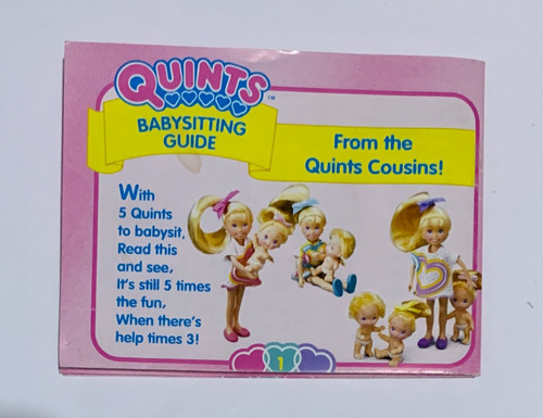 Muñecas Miniatura Ensueño Quints Closet Para 3 Primas (Usado)