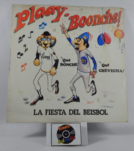 Lp Vinyl  Varios - Plaay Boonche - La Fiesta Del Beisbol