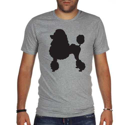 Remera De Hombre Perro Caniche Poodle Dog M1 Mascota