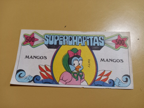 Paty - Figurita Mangos Superchapitas Año 1972