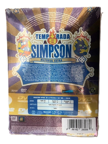 Los Simpson Temporada 9 Dvd Edición De Colección