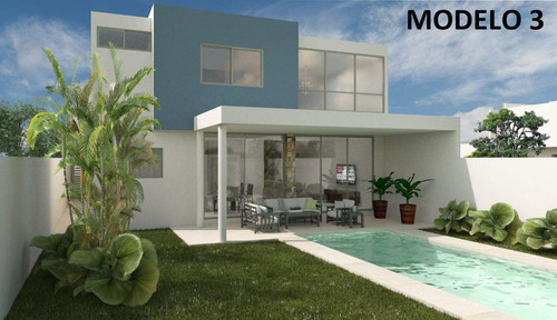 Casa En Venta Merida, Conkal Privada Praderas Del Mayab, Modelo 3, Doble Altura, Entrega Inmediata