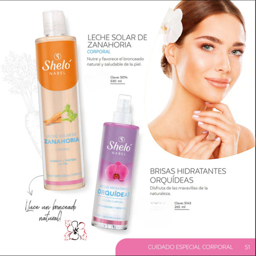 Leche Solar De Zanahoria Corporal Shelo Nabel® 530ml. 3pzs.