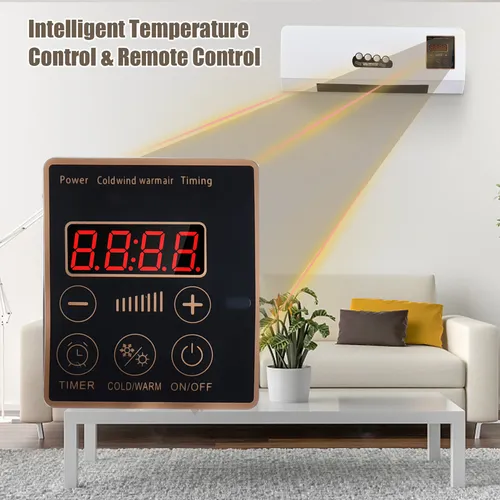 Ventilador Eléctrico Combinado, Calentador Doméstico Y De Co