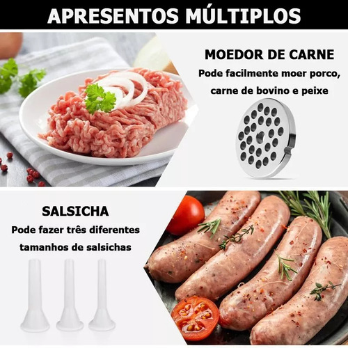Moedor Carne Fazer Hambúrguer Manual Embutidos Linguiça