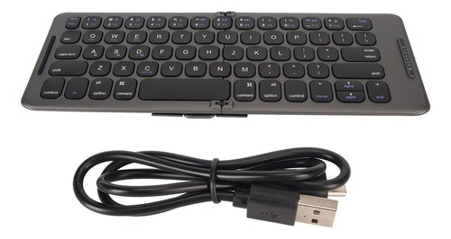 Teclado De Computadora Plegable De 2 Pliegues Inalámbrico De