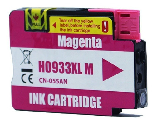 Cartucho Compativel 933xl Magenta Officejet 7110 7610 7612