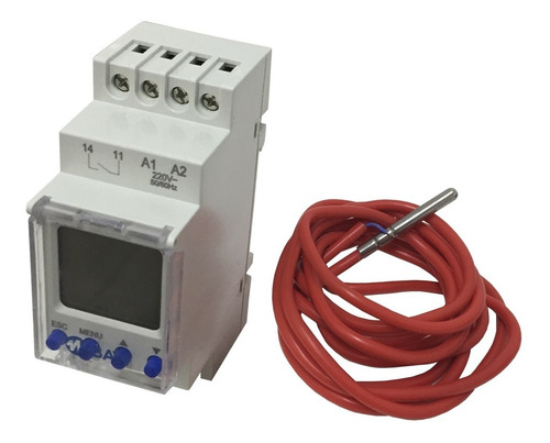 Controlador Digital De Temperatura Relé Con Sensor Ptc Ptd2