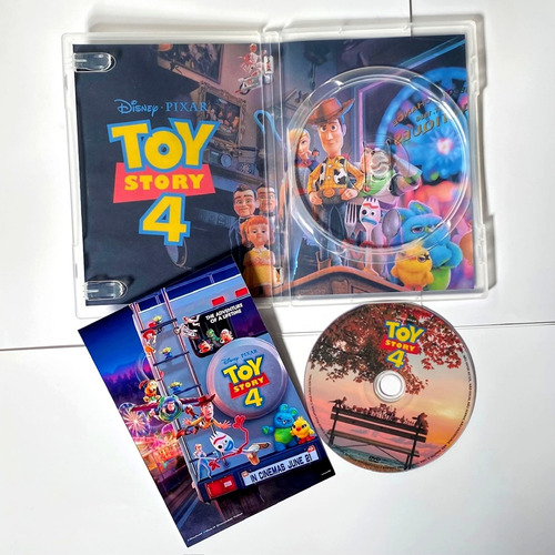 Dvd Toy Story 1 Toy Story 2 Toy Story 3 Toy Story 4 Coleção