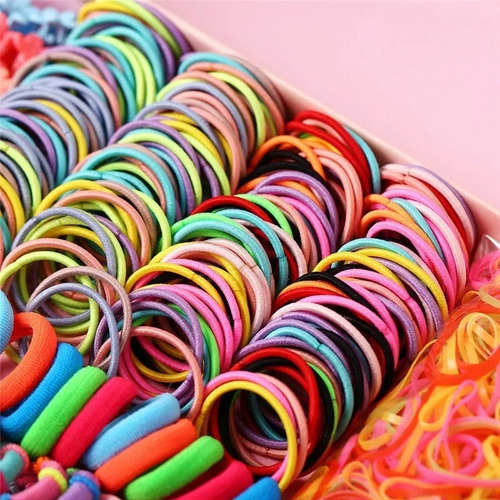 780pcs Mini Ligas Para Cabello Elásticas Dama Accesorios Etc