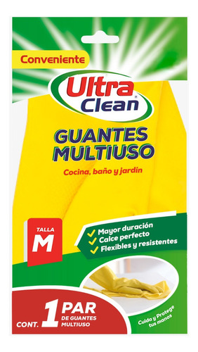 Guantes Multiuso Talla M - Ultra Clean