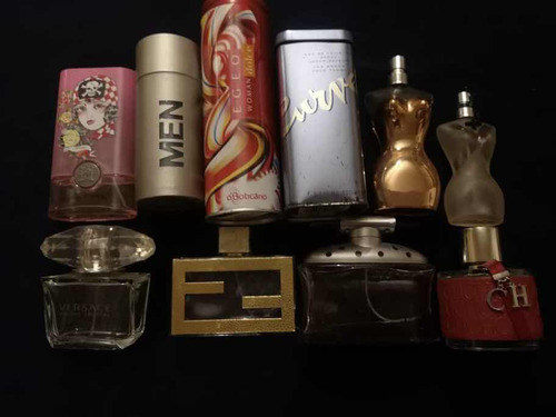 10 Frascos / Envases De Perfumes Vacíos De Marcas Famosas