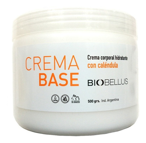 Crema Base Para Masajes X 500 Ml - Biobellus