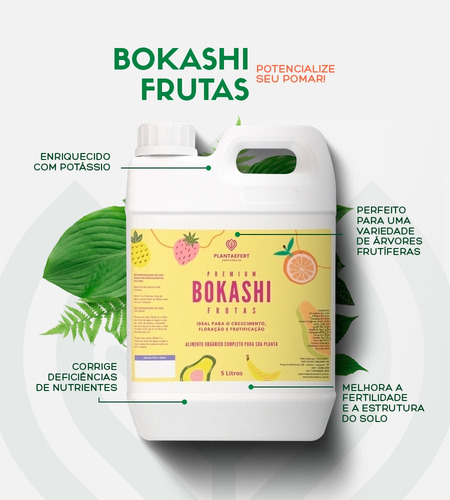 Adubo Npk Para Árvores Frutíferas 5l Uso Via Solo E Foliar