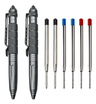 Comprar 2 Plumas Tácticas Militar De Defensa Personal Rompe-vidrios