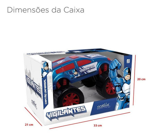 Imagem 4 de 5 de Carrinho Infantil Big Foot Capitão Universal Menino Mielle