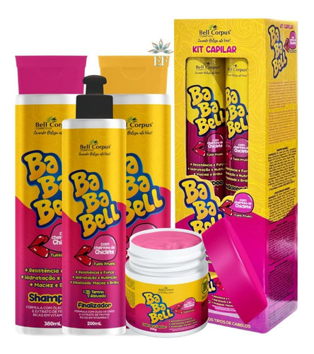 Kit Capilar Bababell Tutti Frutii Com Cheirinho De Bubbaloo