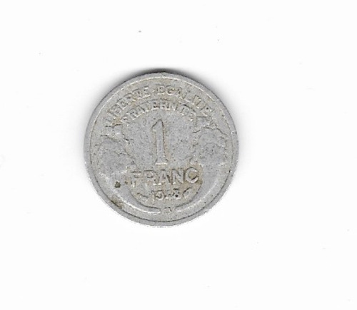 Ltc372. Francia, Moneda De 1 Franco De 1948